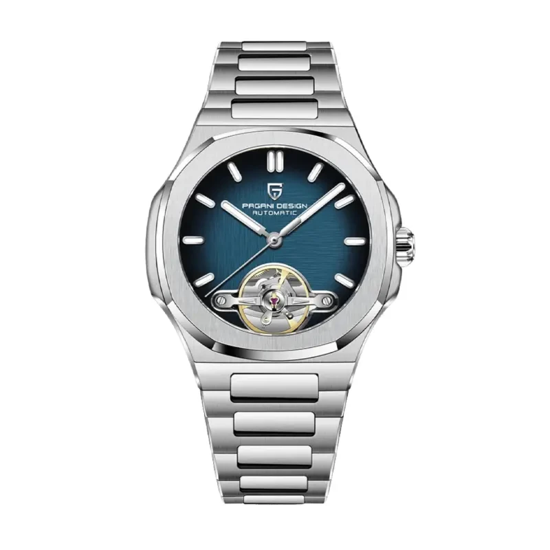 Pagani Design Automatic Super Thin Blue Dial Men's Watch- PD-YS025